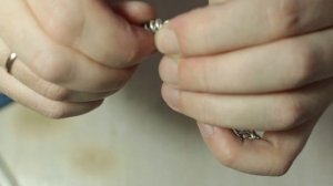 Процесс создания цепочки бисмарк из серебра.