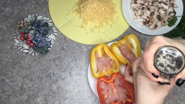 Запеченный болгарский перец ( Правильное питание ) смотреть онлайн