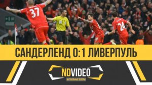 Сандерленд - Ливерпуль  Чемпионат Англии Премьер Лига  19-й тур  (Обзор матча )