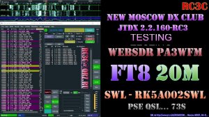 RK5A002SWL - FT8 SWL 20M (14.074) - 13.11.22