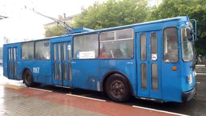 Орёл троллейбус ЗиУ 682г маршрут 6