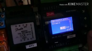 Danfoss AK-PC 351 настройка конденсации и всасывания