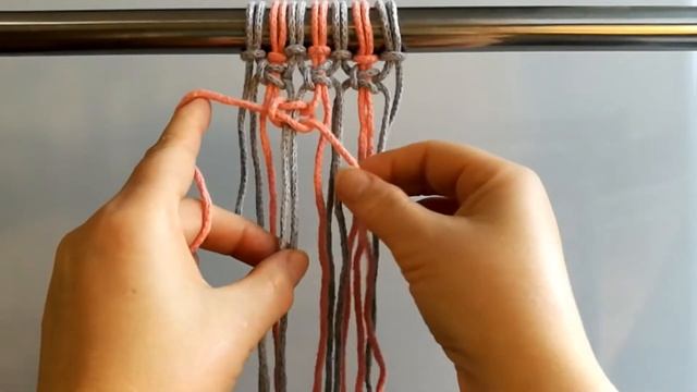 DIY Macrame Tutorial | Простой разноцветный узор | Макраме