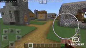 Деревня в Плоском Мире , в Minecraft Bedrock ( 2 часть )