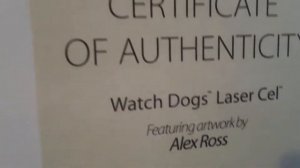 LIMITED EDITION WATCH DOGS LASER CEL BY ALEX ROSS SEAL & MINT!