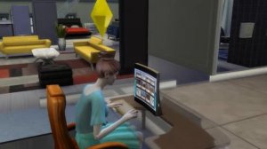 Смотрим  смешные видео с Сим.ТВ в Sims4