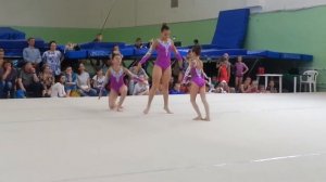 Акробатика 1 взрослый разряд 1 упражнение.