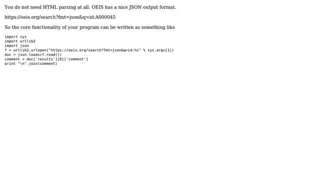 Code Review: An OEIS Lookup tool in Python (5 Solutions!!) смотреть онлайн