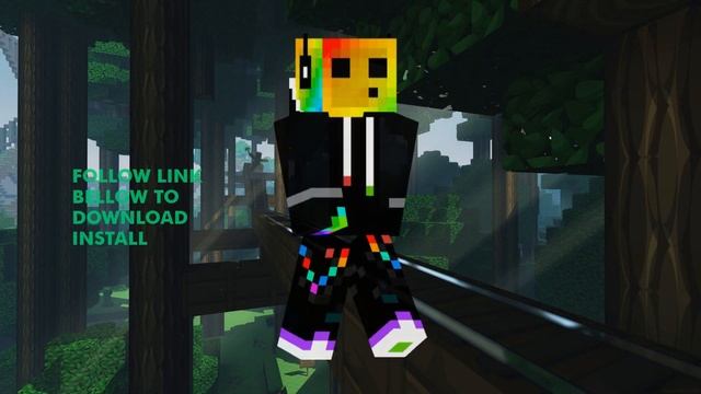 Best Rainbow Slime Boy Minecraft Skin ? Download and Install Links ? Rainbow Slime Boy смотреть онлайн