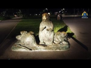 Вечерние огни парка Света