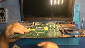Разборка ноутбука ASUS K55VM
