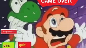 New Super Mario World Game Game Over (MD Bootleg)