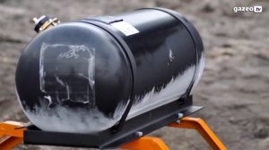 Тест газовых баллонов пулями. Безопасность LNG