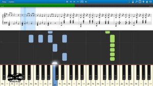 Макс Корж - Малый повзрослел (на пианино Synthesia cover) Ноты и MIDI