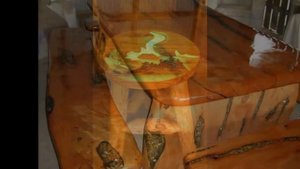Мебель из эпоксидной смолы The furniture is made of epoxy resin
