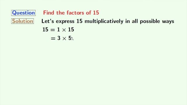 Factors of 15 | Prime factors of 15 | Total number of factors of 15 смотреть онлайн