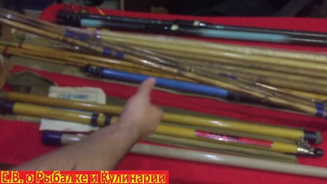 Какие поплавочные удочки были в СССР бамбуковые и телескопические.Музей советских поплавочных удоче