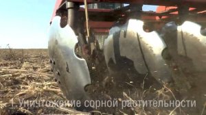 4 -х рядная секционная дисковая борона Дискатор БДМ-8х4П на полях Волгоградской области