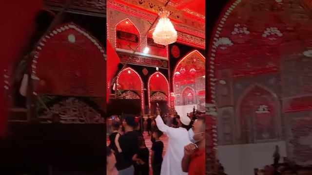 Harm imam Hussain live in karbala with Syed Imran Ali naqvi | Roza imam Hussain live karbala Iraq