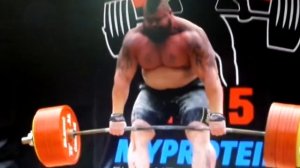 Рекорд мира по становой тяге 463kg