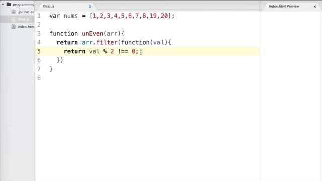 JavaScript: filter function explained!