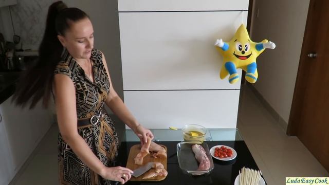 ВКУСНЫЕ Шашлычки из курицы и свинины Сатэ. Тайская и индонезийская кухня #LudaEasyCook