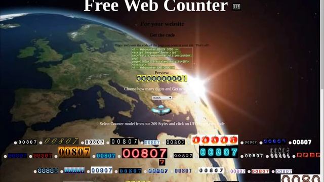 Web Counter like Own Service - PHP Script