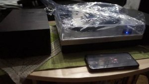 Виниловый проигрыватель Ritmix LB-380P воспроизведение по BLUETOUCH