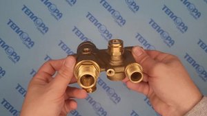 0020035133 Гидроблок выход T17 (3х ходовой) Protherm Тигр