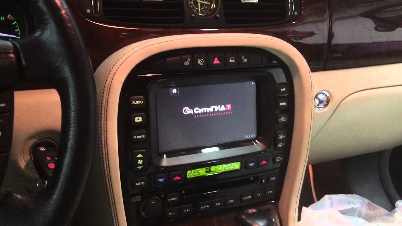 Навигация на штатном мониторе JAGUAR от ВИДЕОСИСТЕМ