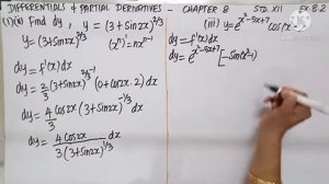 Class12|Ex8.2-1- 4|MP111|Maths|What is differential? |How to find dy