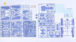 Распаковка сборной модели Самолет МИГ-23МЛД (Flokker-K) от производителя Trumpeter.