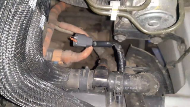 обманка датчика температуры ОЖ на Nissan leaf. смотреть онлайн