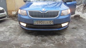 Активация функций Skoda Octavia A7.ДХО+Повороты. Перемигивание