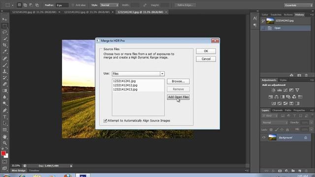 How to Merge Image to HDR in Photoshop CS6 смотреть онлайн