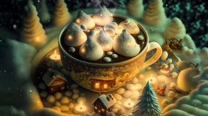 расслабляющая джазовая рождественская музыка - кофейный джаз и музыка босса-нова для работы, учебы