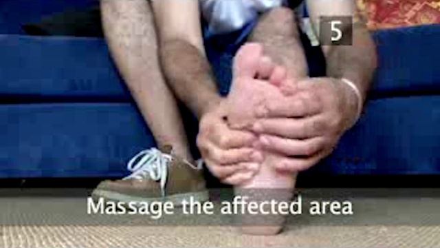 Судорога стопы - упражнения против боли смотреть онлайн