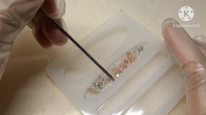 curved hair clip uv resin diy