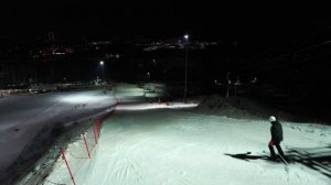 Первый день на сноуборде Лисья гора