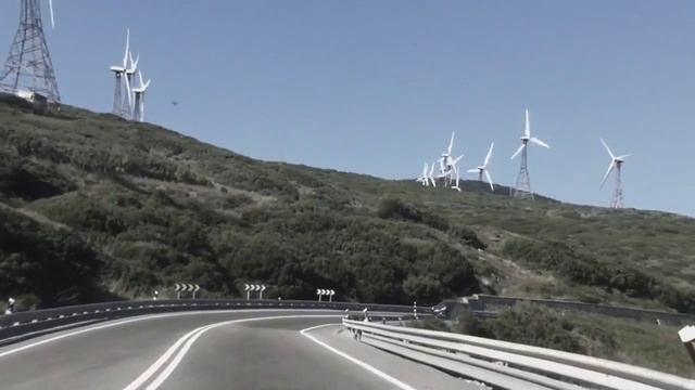 Испания. Пляж Тарифа. Дорога (Spain. Tarifa Beach. Road) смотреть онлайн