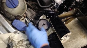 How to Change Diesel Fuel Filter 2.0 TDI VW Passat B6.