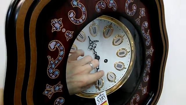 Механические настенные часы SARS 5918-150 с боем смотреть онлайн