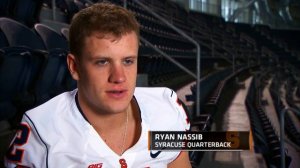 Montage and Interview of Syracuse's Ryan Nassib at 2013 Quicken Loans ASFC Intersport