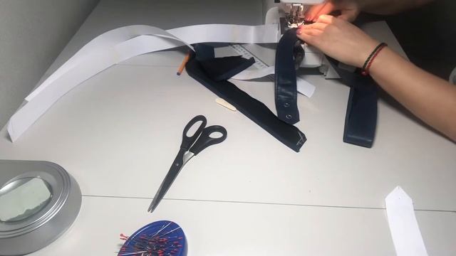 Как сшить декоративные подтяжки