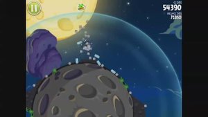 Angry Birds Space - Bonus Level S-1 - Walkthrough 3 Stars