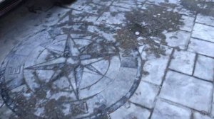 Печатный бетон. Во что превратилась парковка за 1 зиму. Философия камня