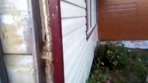 Утепление подполья дома по задней стороне 1.