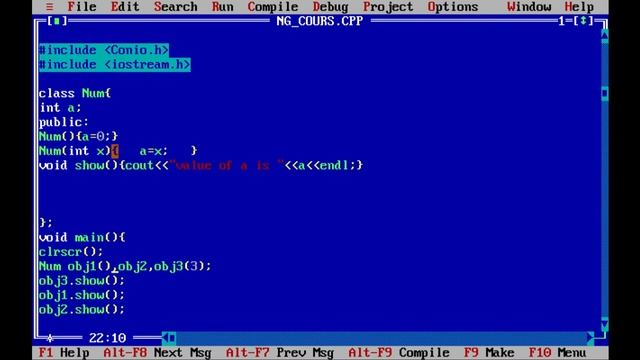 copy constructor | Turbo C++ Tutorials for Beginners #30 смотреть онлайн
