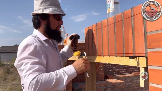 Оконная перемычка без угольника-дом по Немецкой инженерной технологии.