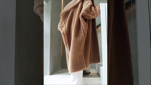 ЖЕНСКОЕ ЗИМНЕЕ ПАЛЬТО НА ИСКУСТВЕННОМ МЕХУ.